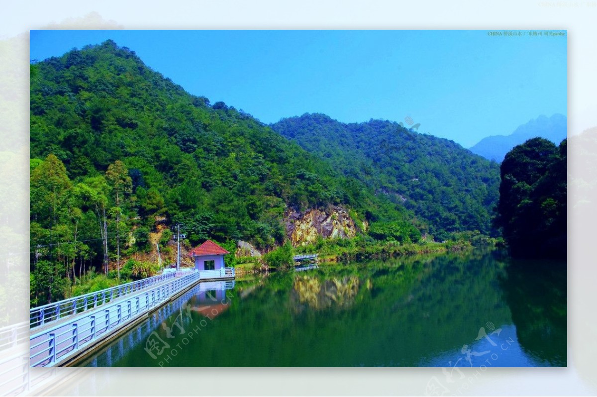 梅州山水雁南飞桥溪图片