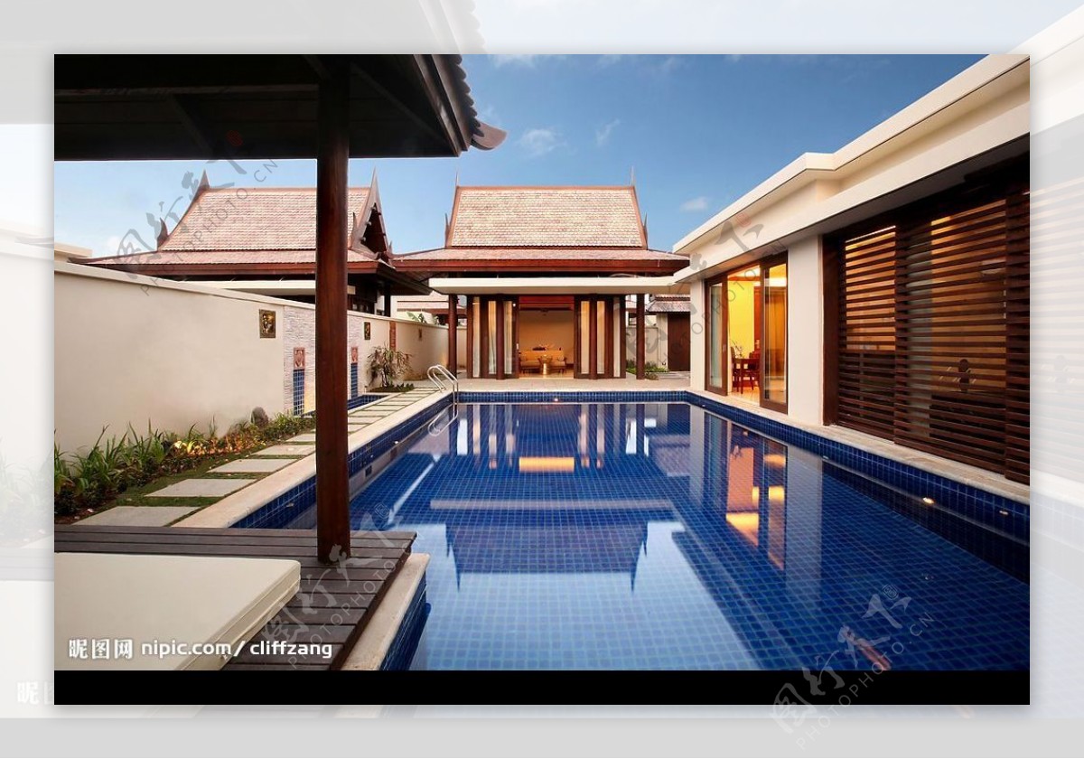 三亚铂尔曼度假酒店别墅泳池图片