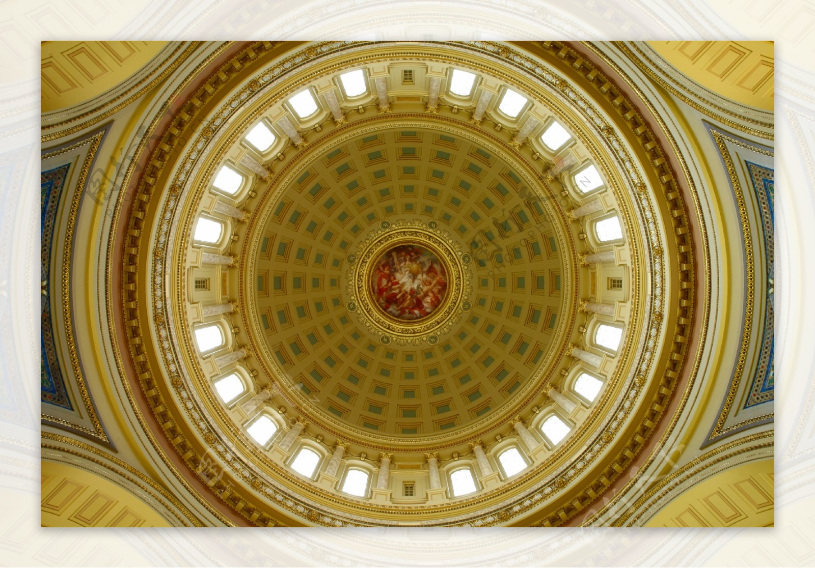 威斯康辛州的国会大厦圆顶图片