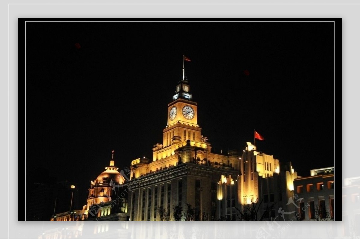 上海建筑夜景图片
