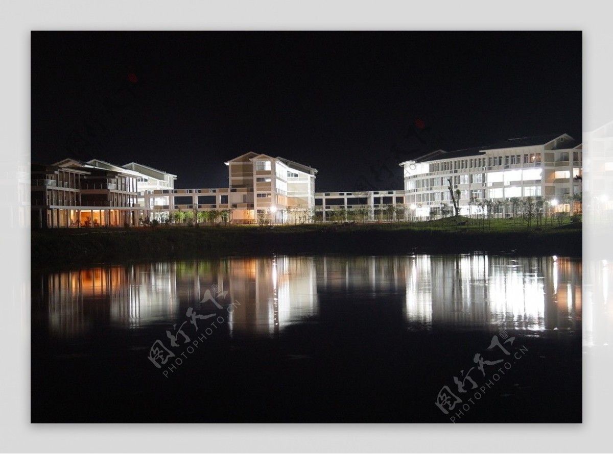 武夷学院二期夜景图片
