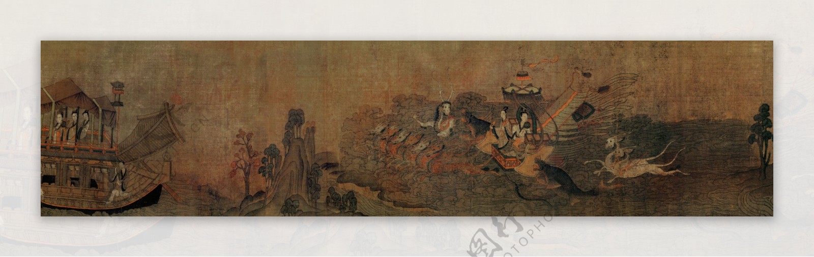 东晋顾恺之洛神赋故宫博物院藏主画面232图片