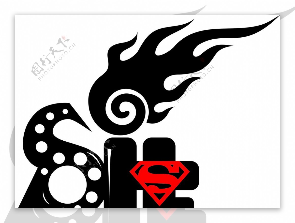 轮滑社团图案logo设计图片