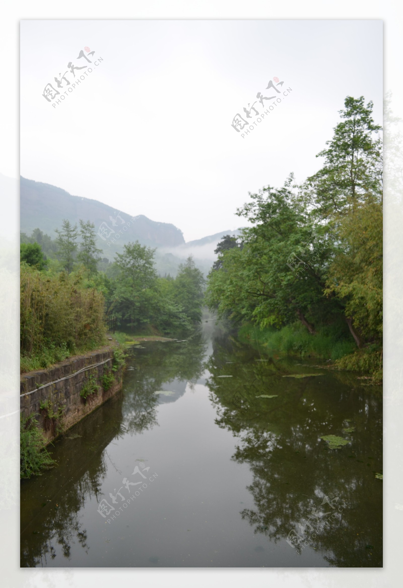 剑阁风景区一角图片