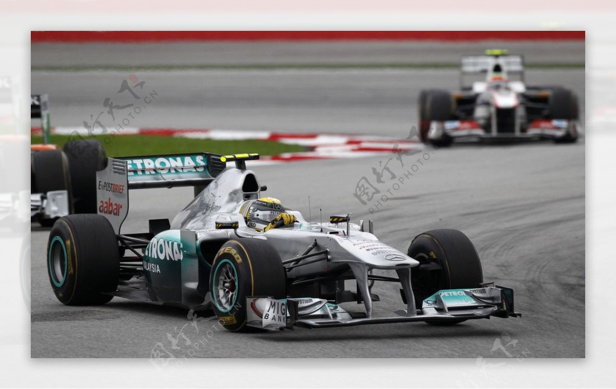 比赛中的F1图片