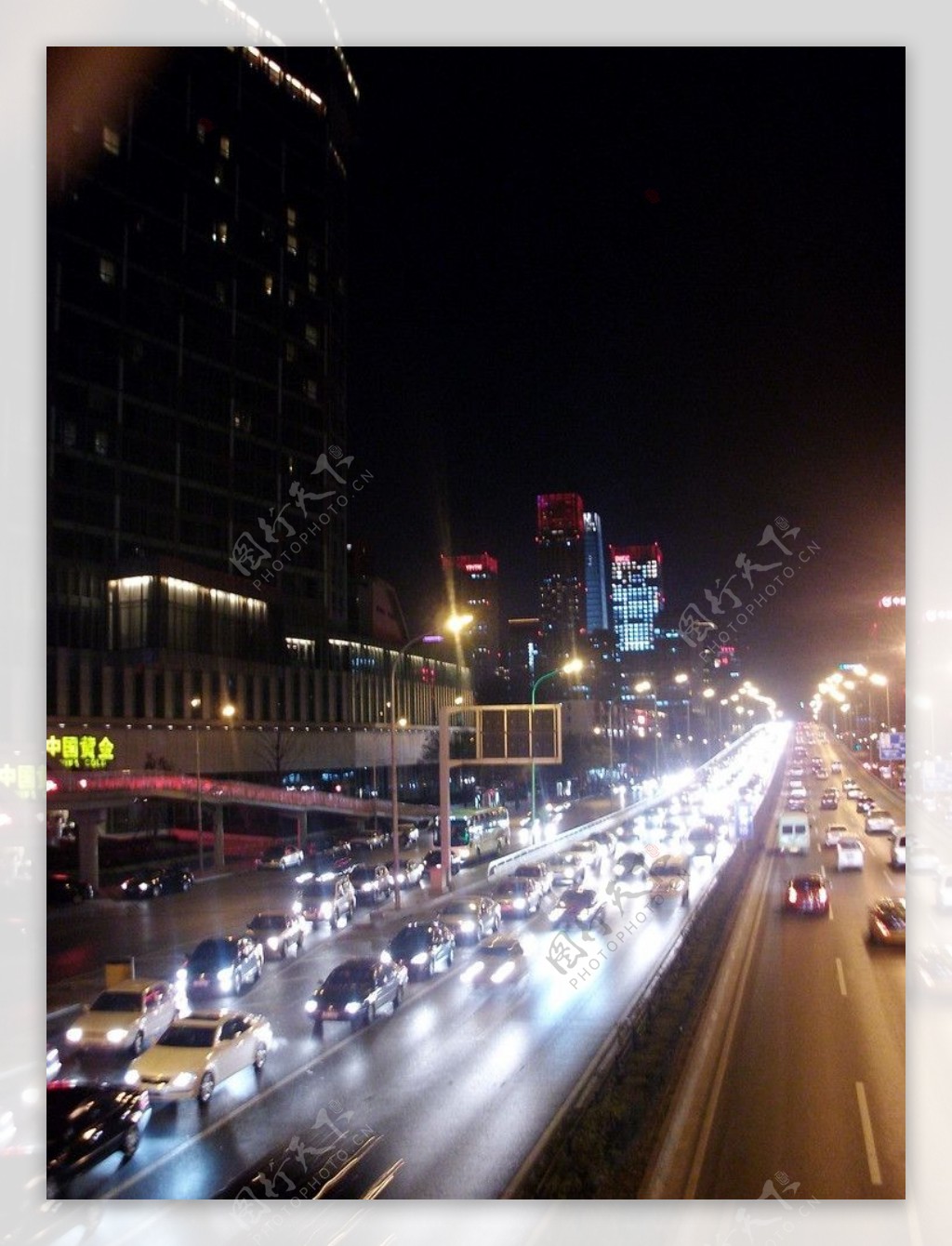 北京东三环夜色图片
