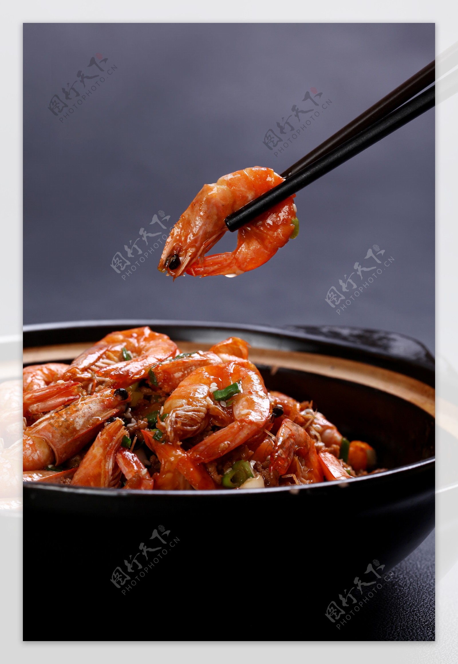 牛肉鲜虾煲图片