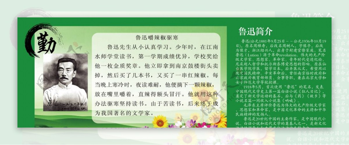 鲁迅勤学励志小故事图片