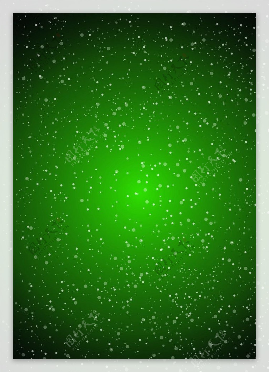 绿色背景星空图片