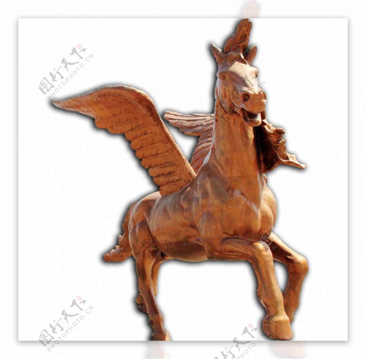 铜马免抠素材图片