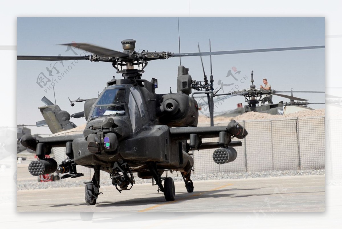 阿帕奇武装直升机图片