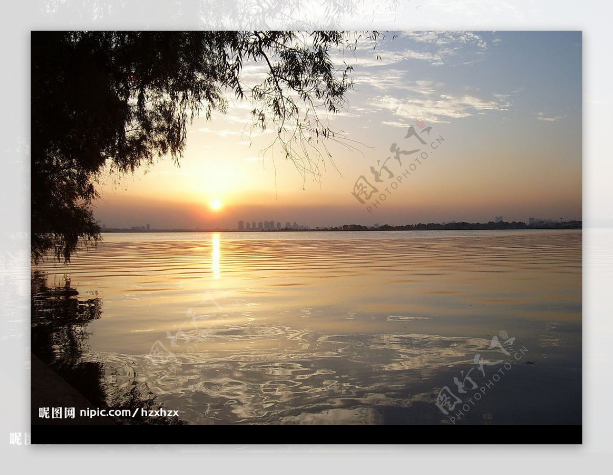 夕阳美景图片