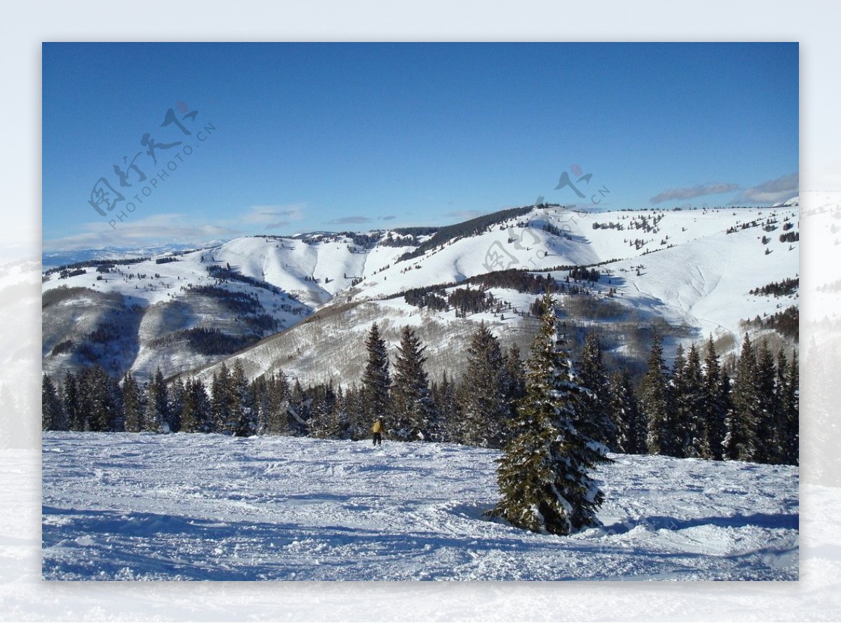 雪山风光图片