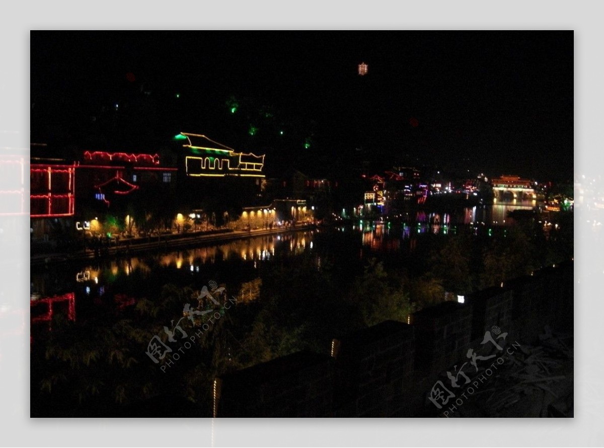 沱江夜景图片
