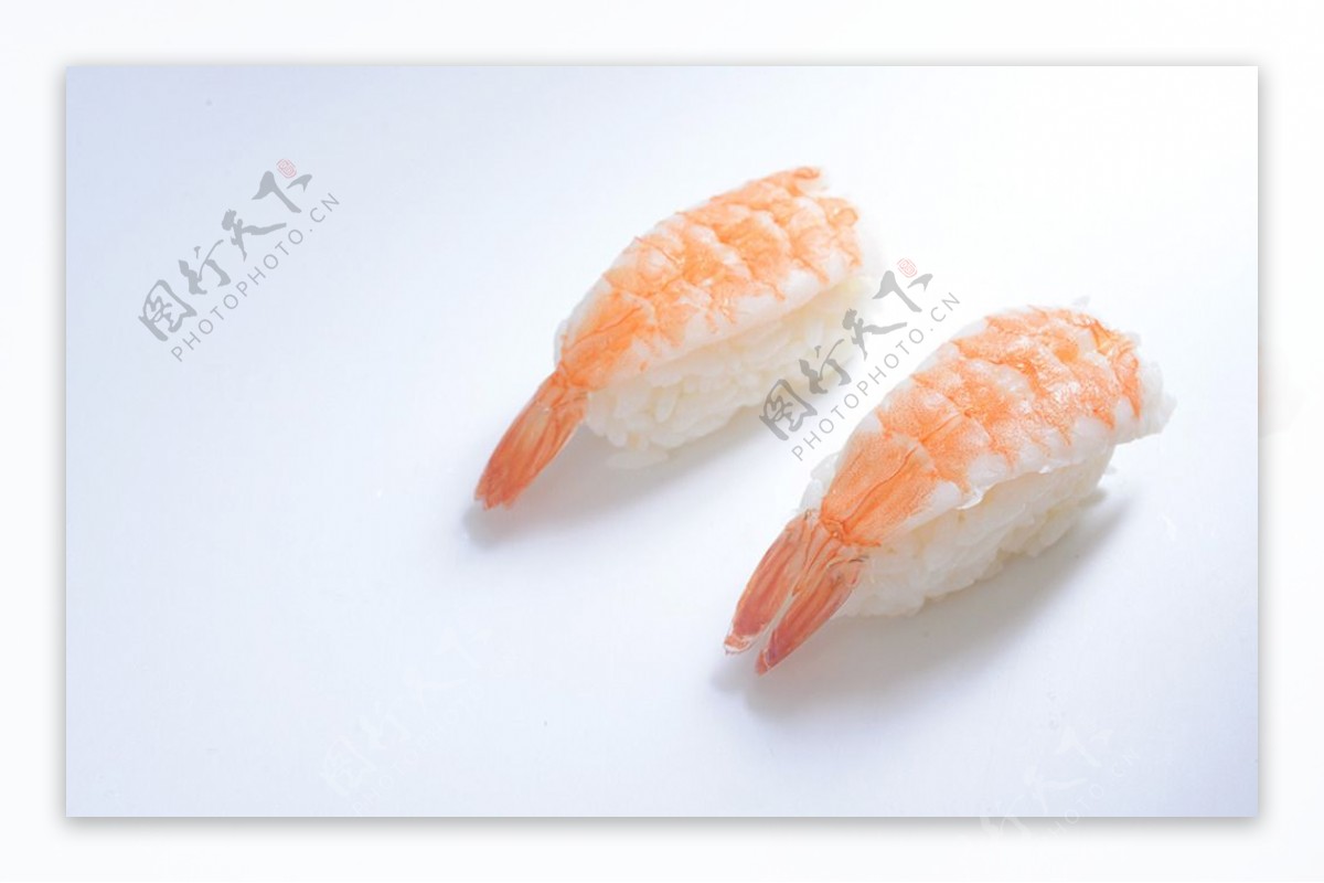 鲜虾寿司菜谱素材图片