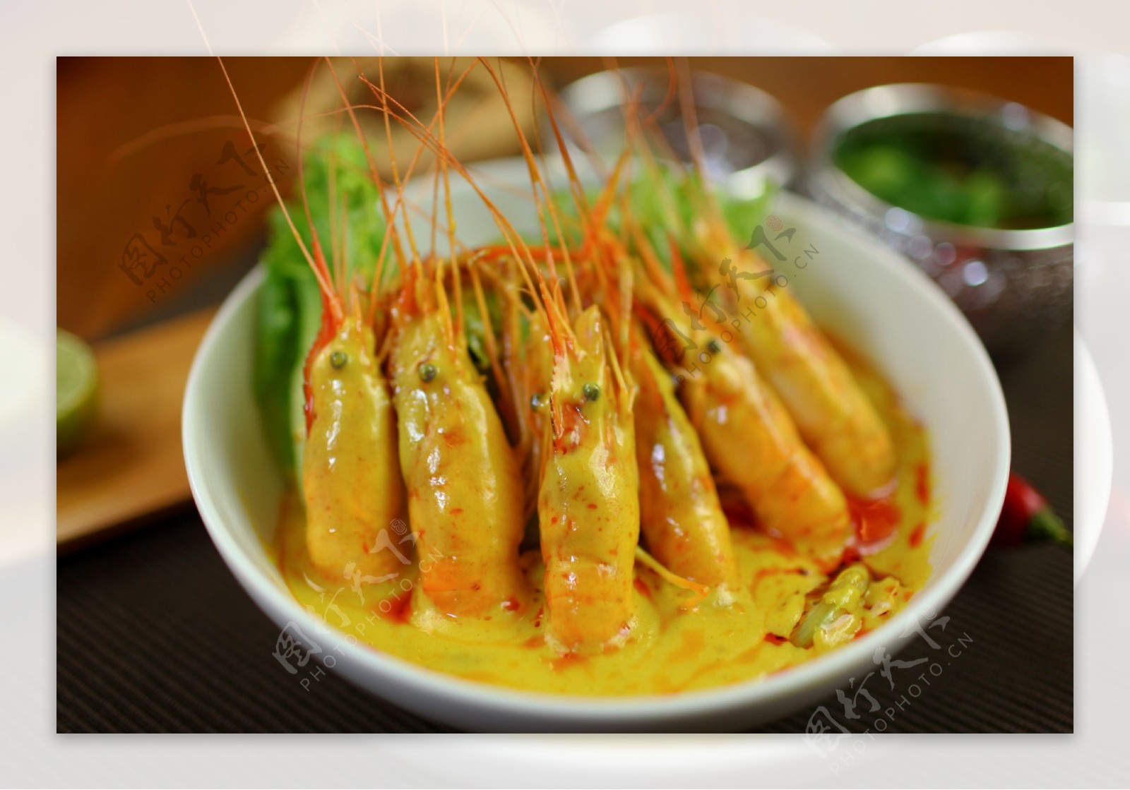 泰国咖喱虾图片