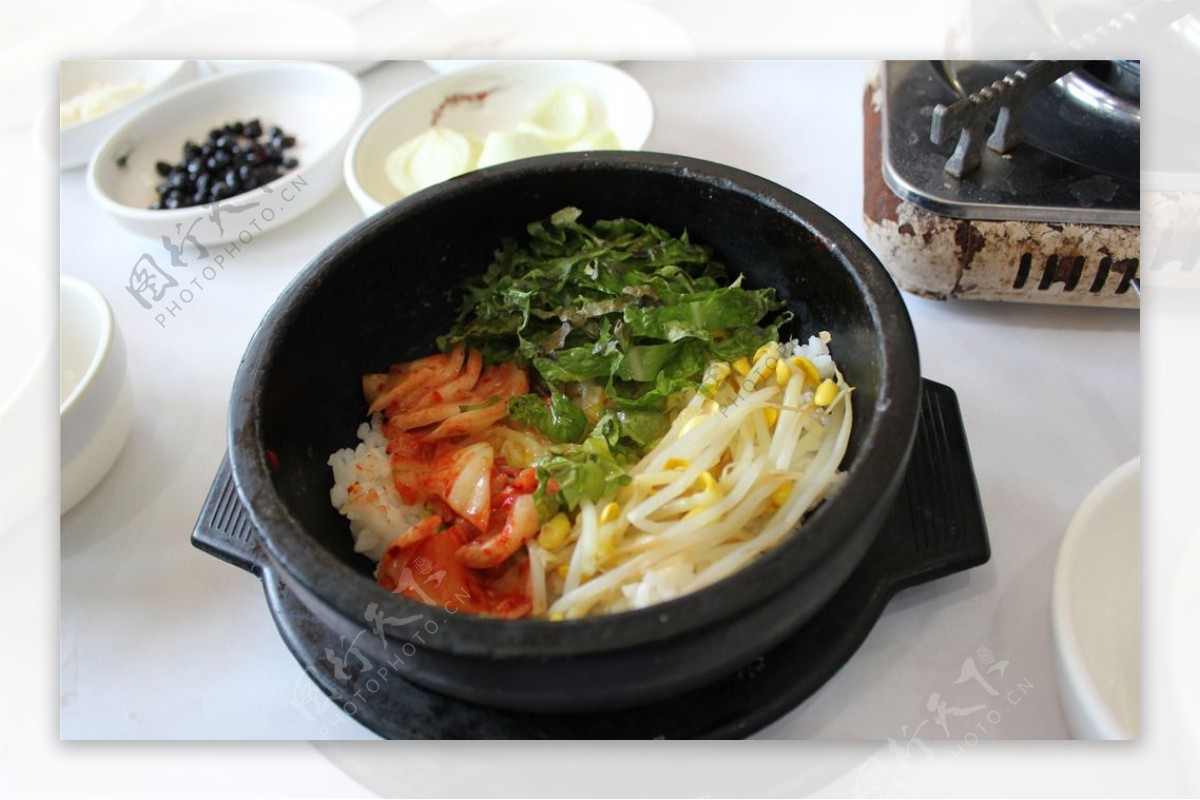 韩式石锅拌图片