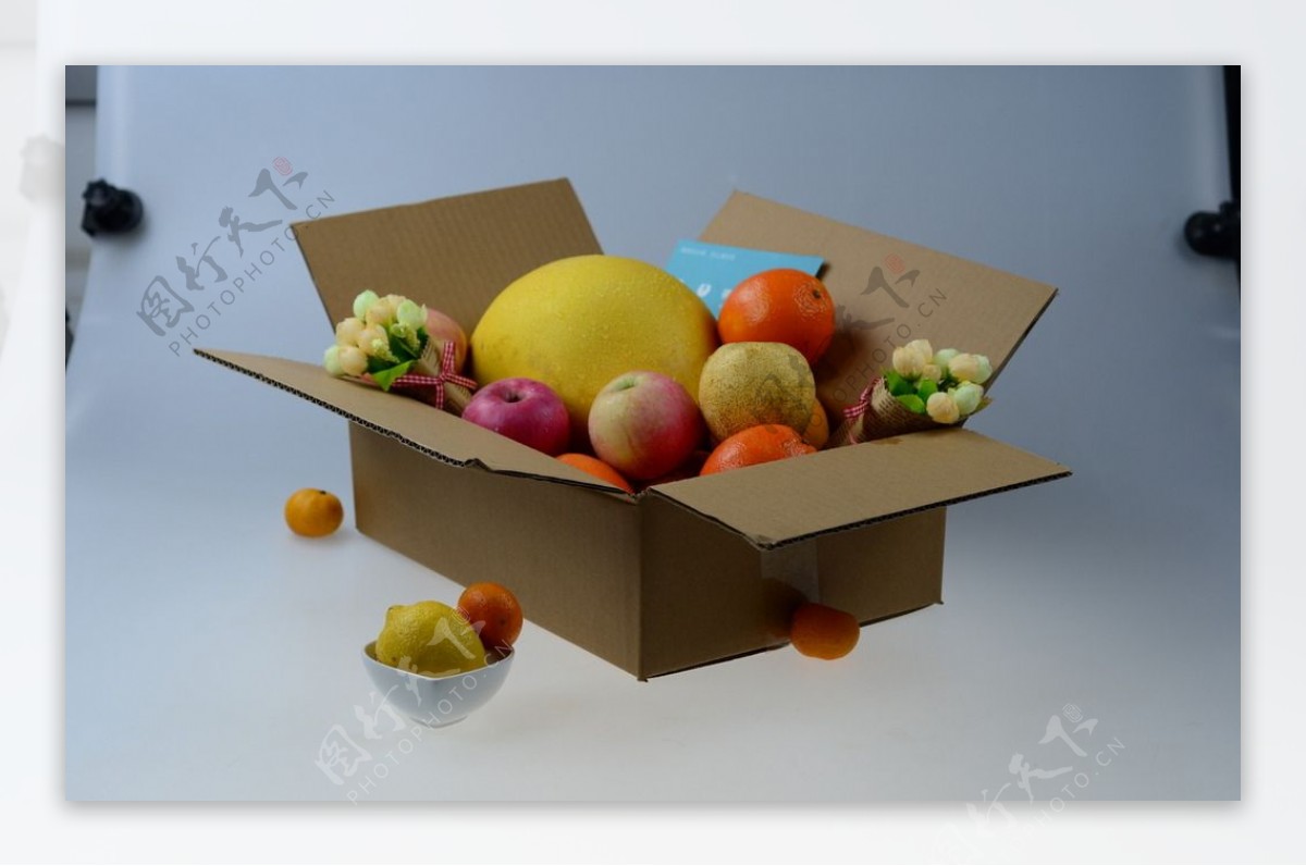 水果箱子图片