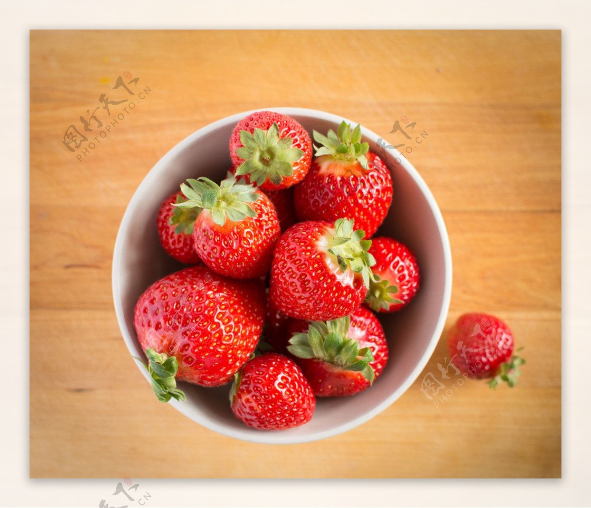可口草莓图片