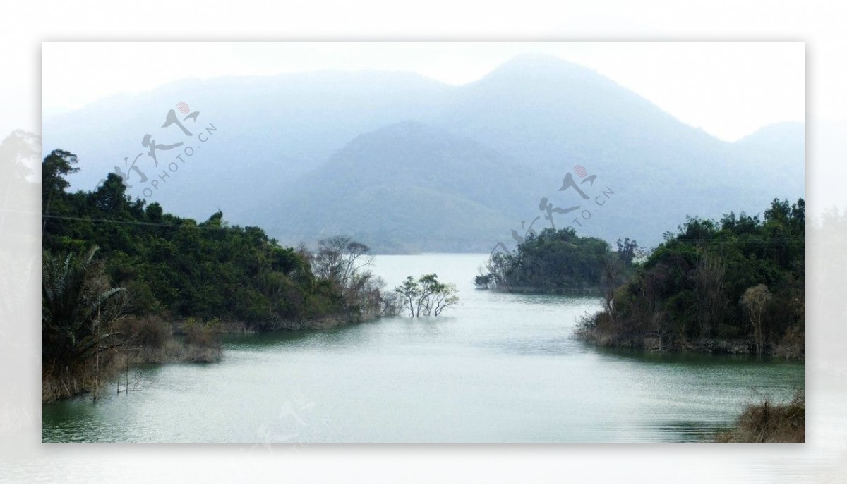 海南榆亚中线沿途景观小妹水库图片