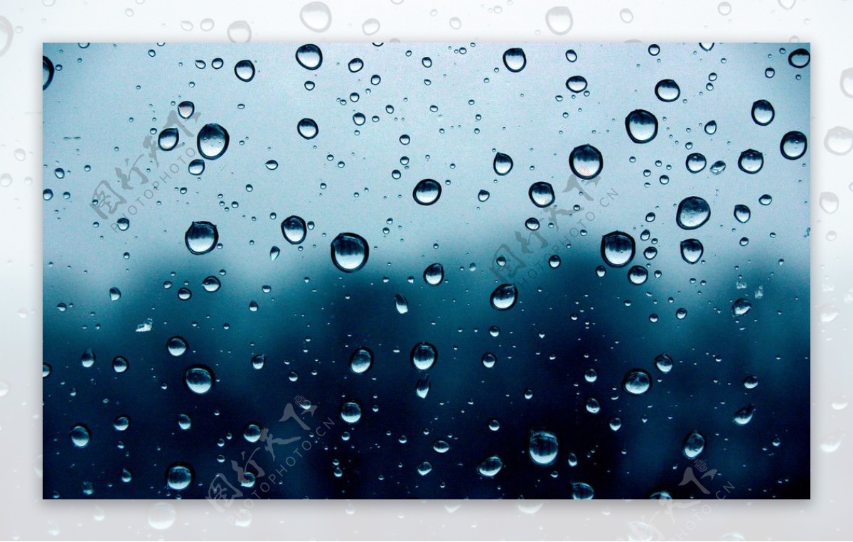 雨滴水珠图片