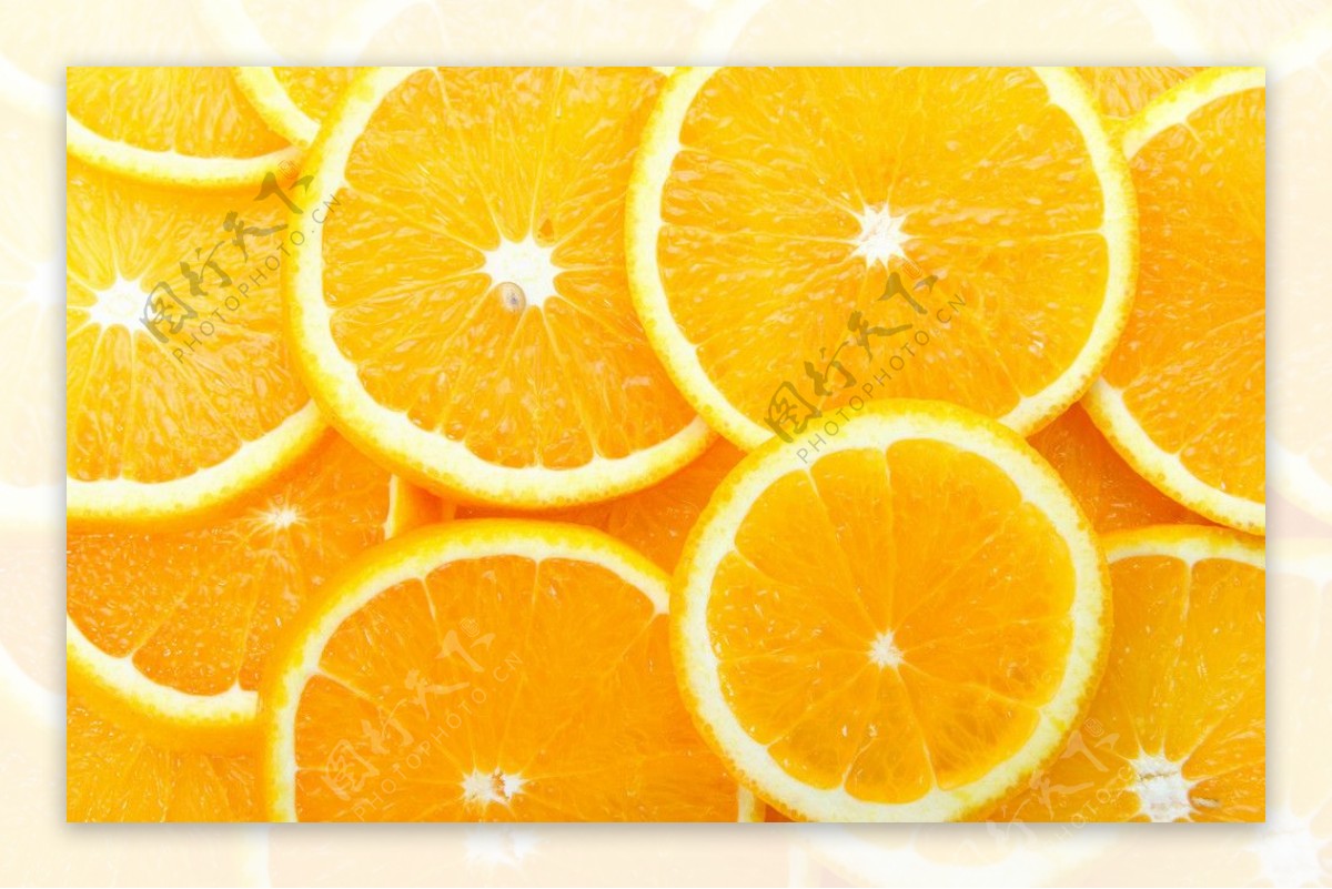 高清橘子片橘子水果甜品西餐橘片图片