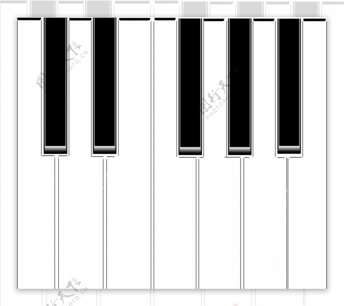 钢琴键台阶图片