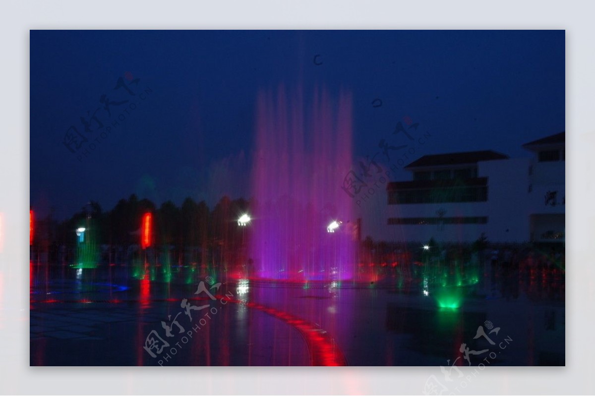 威县喷泉图片