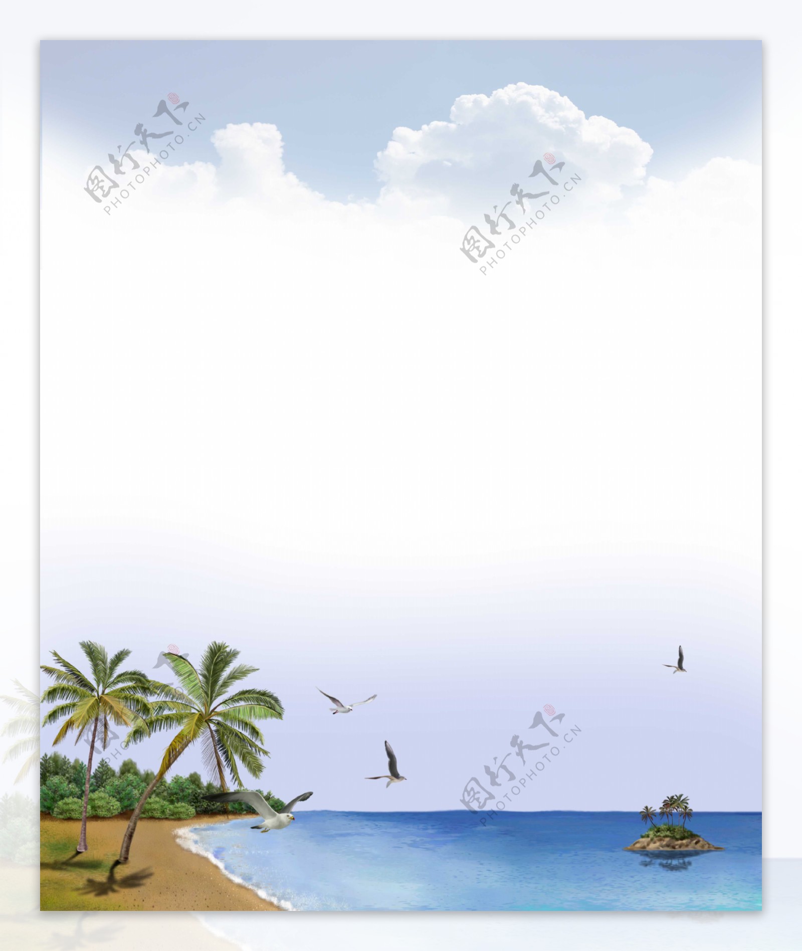 椰岛海风图片
