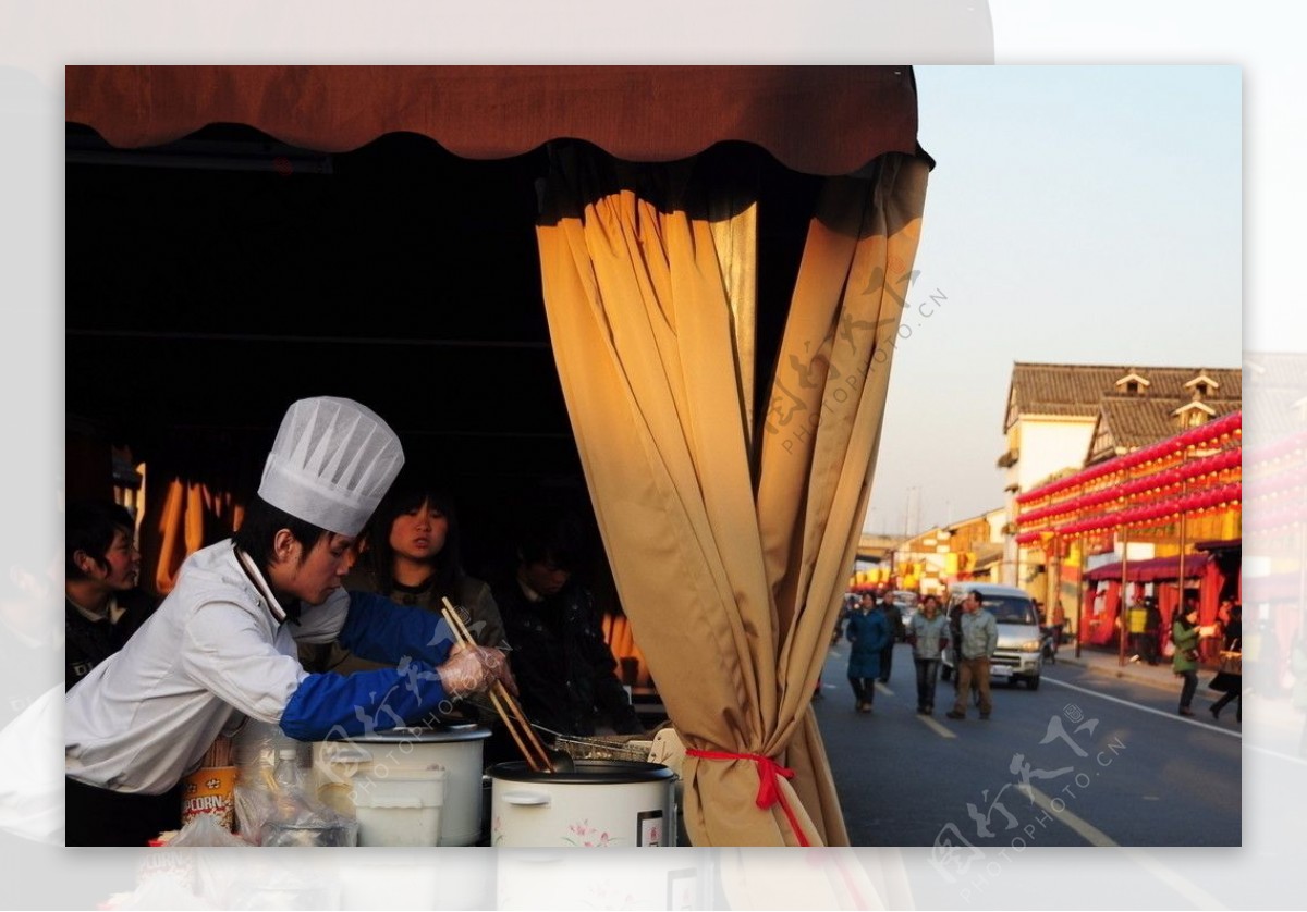杭州胜利河美食街图片