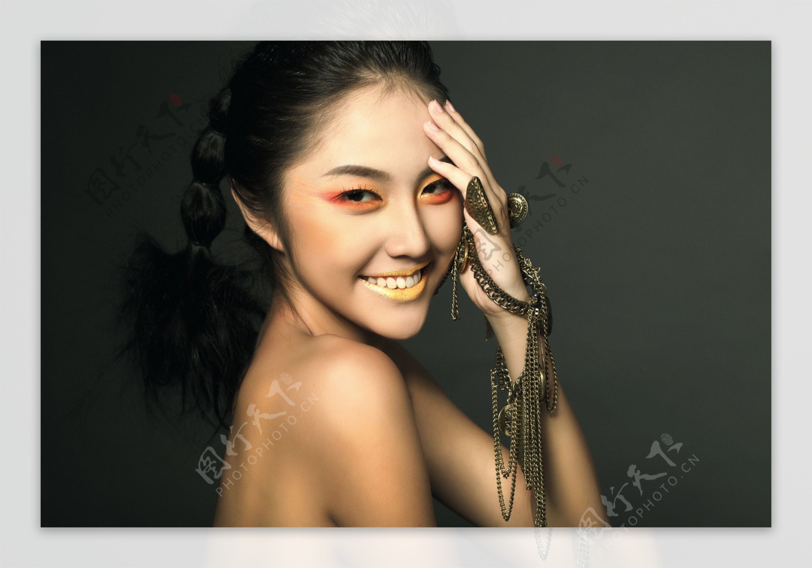 模特彩妆拍摄-美装模特拍摄-广州金也摄影有限公司