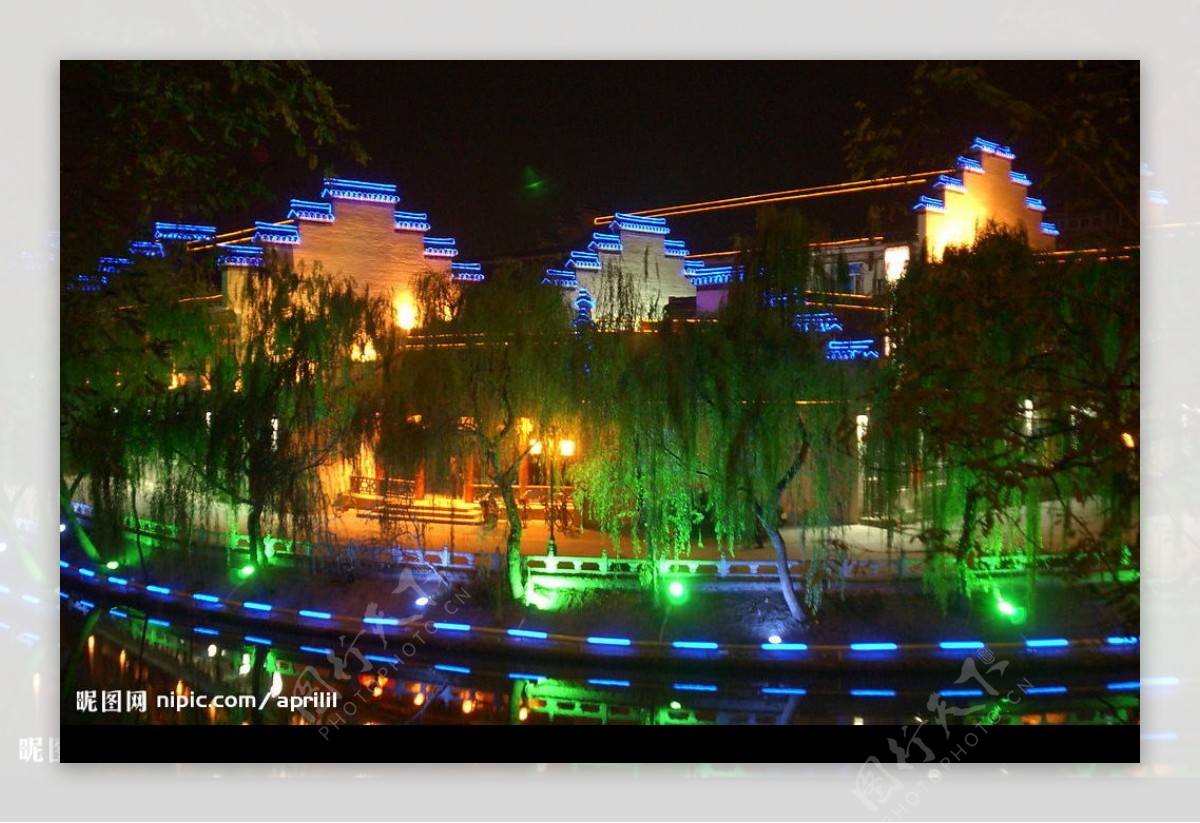 扬州夜景图片