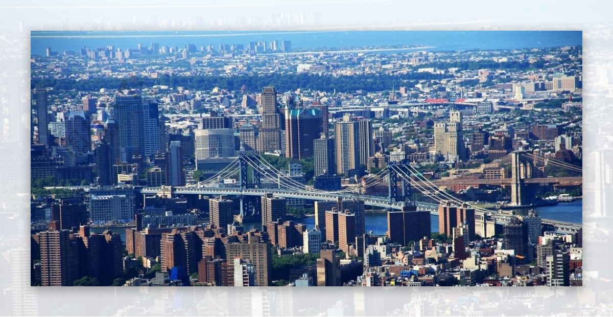 纽约城市俯瞰图片