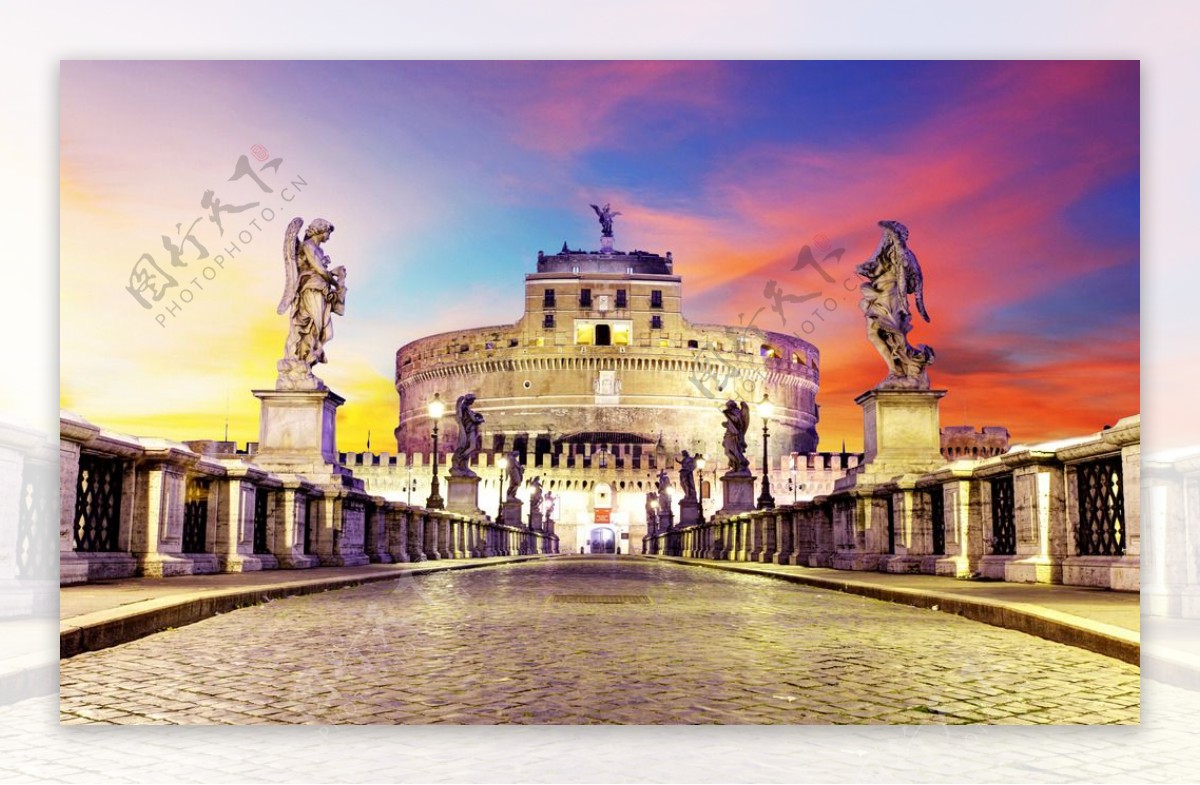 罗马圣天使堡图片