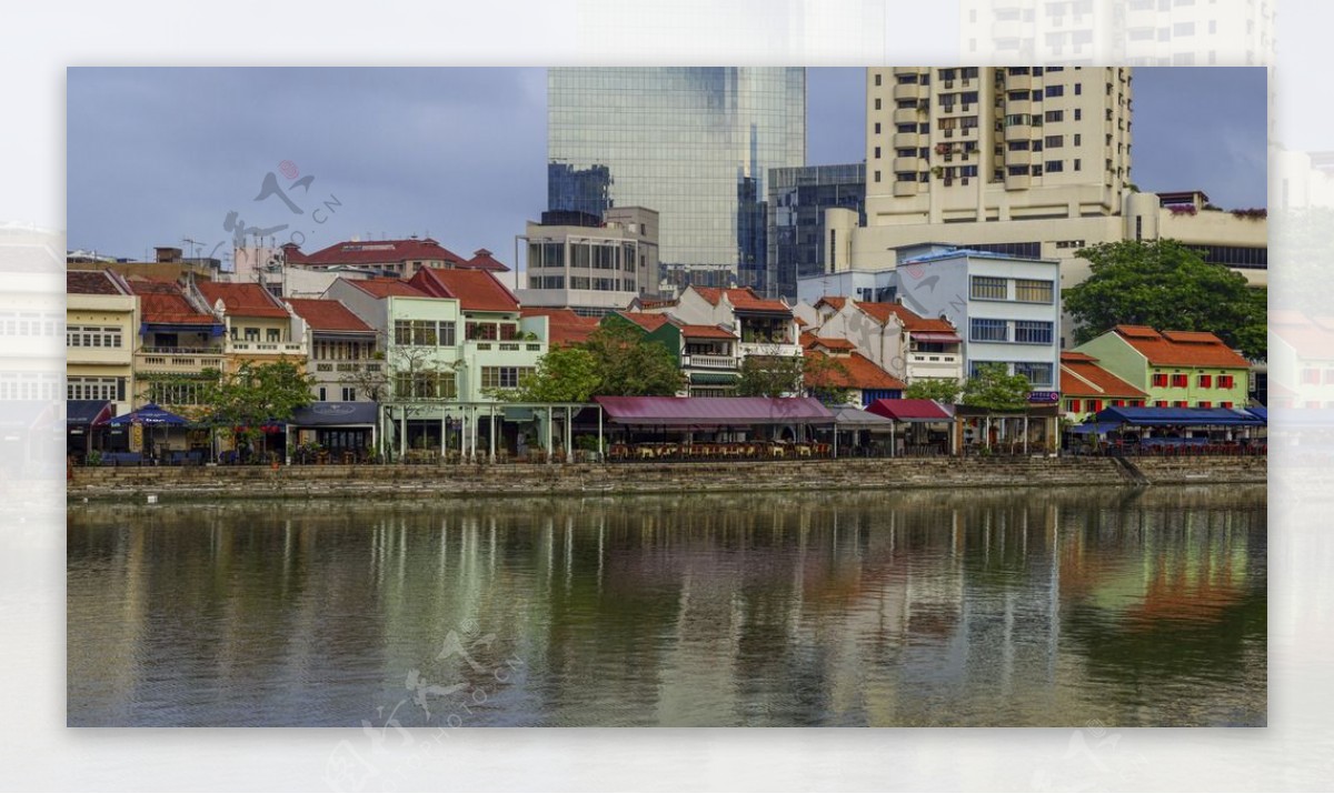 新加坡湖边生意图片