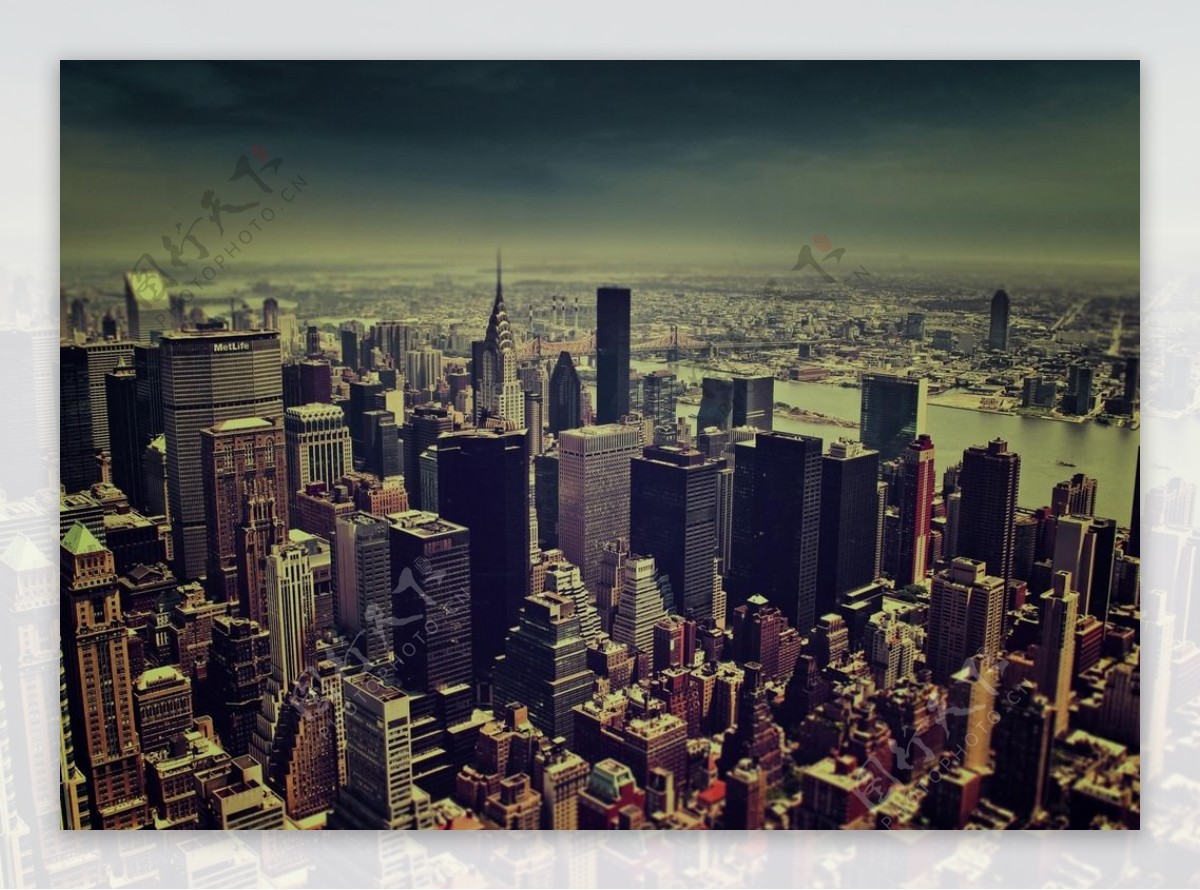 纽约曼哈顿一角图片