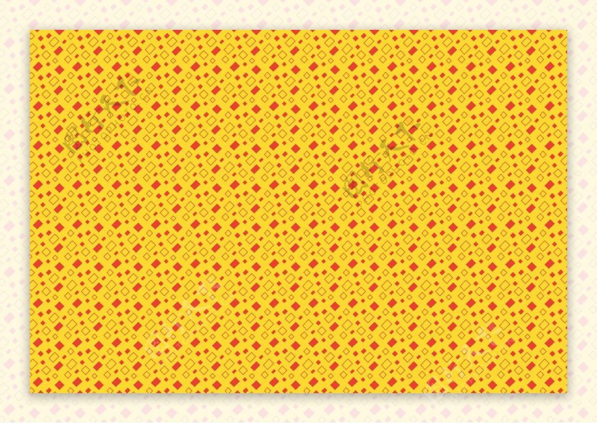 格子方块底纹黄图片
