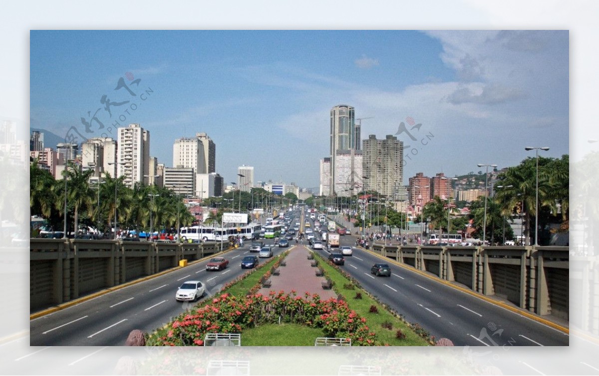 委內瑞拉加拉加斯市市景图片