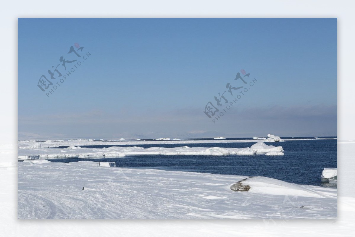 北极冰山冰川图片