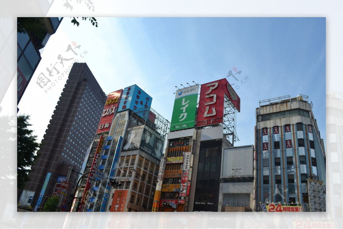 日本街道繁华图片