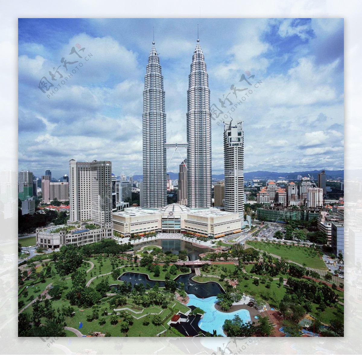 吉隆坡市中心俯瞰图片