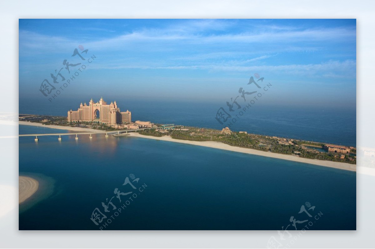 迪拜亚特兰蒂斯酒店鸟瞰图片