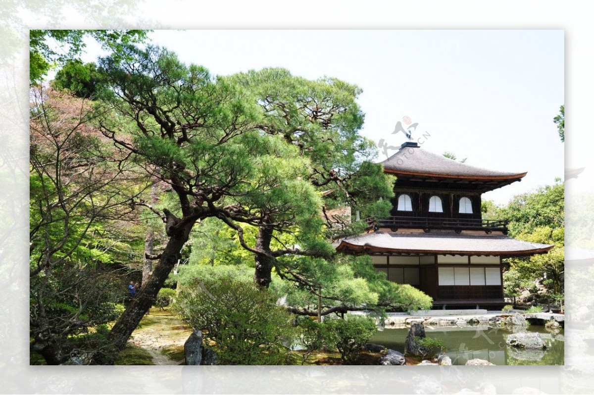 京都银阁寺图片