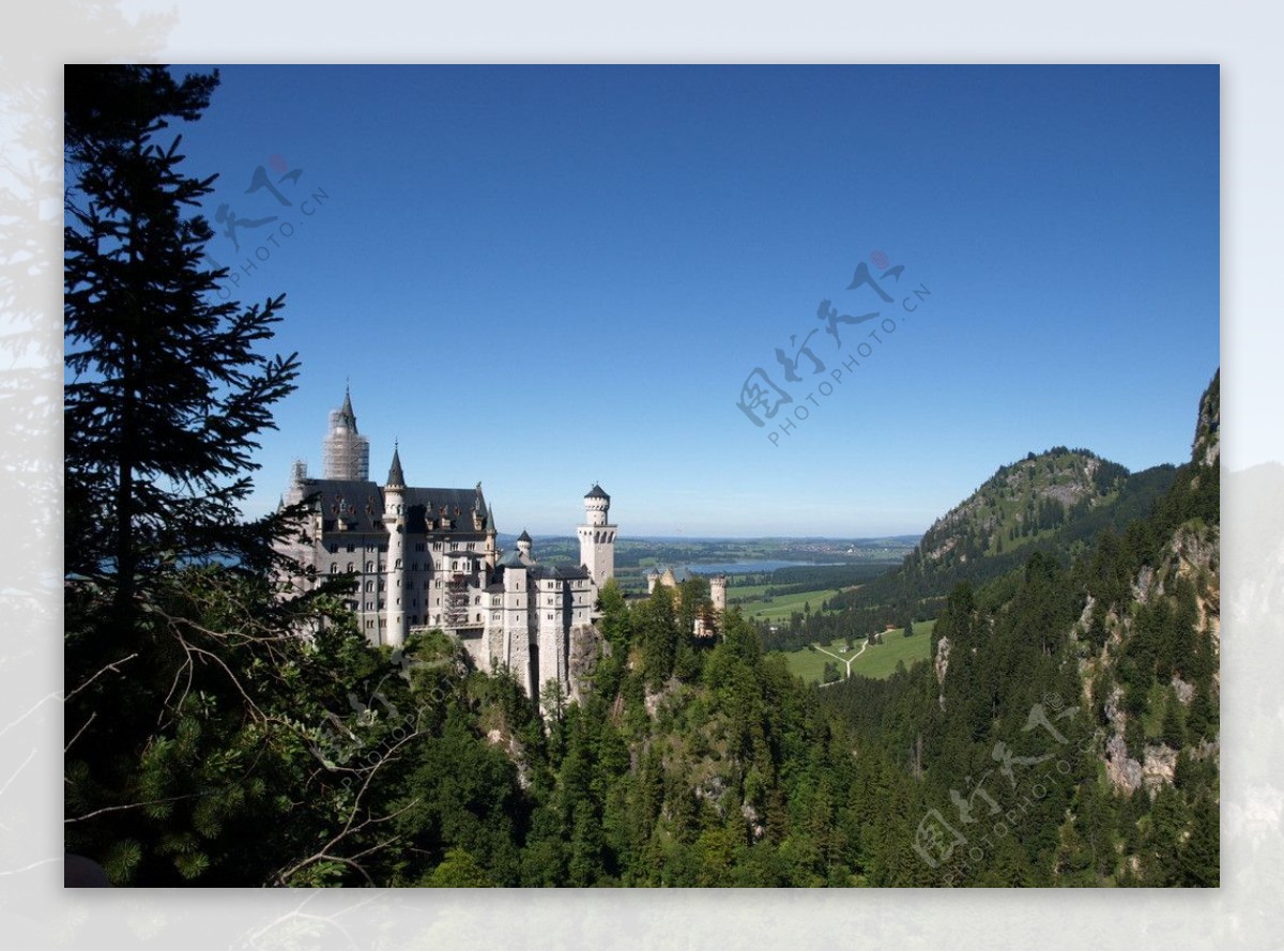 德国慕尼黑新天鹅城堡图片
