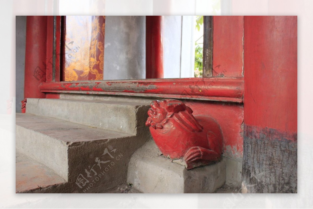 越南河内文庙门槛图片