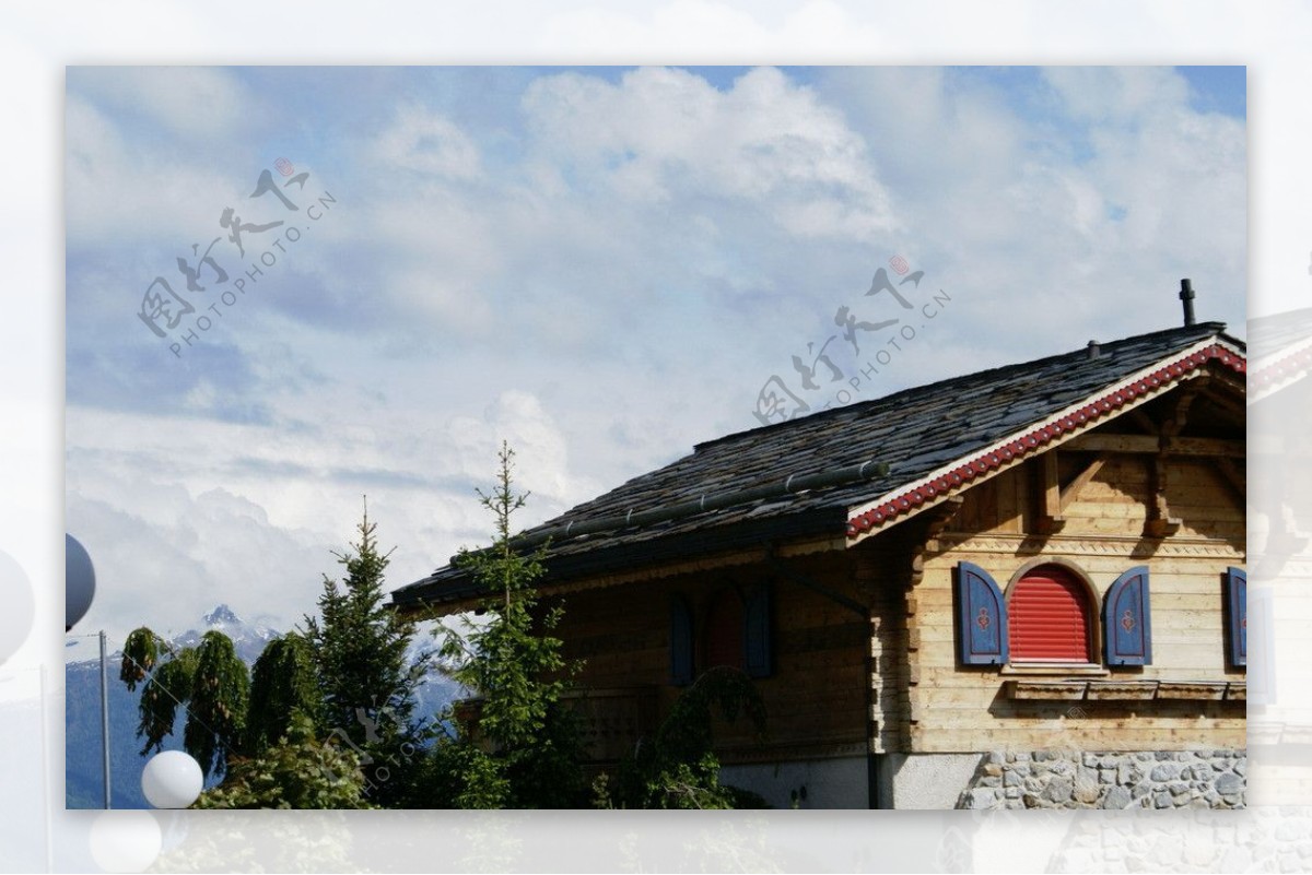 国外欧洲瑞士风情建筑图片