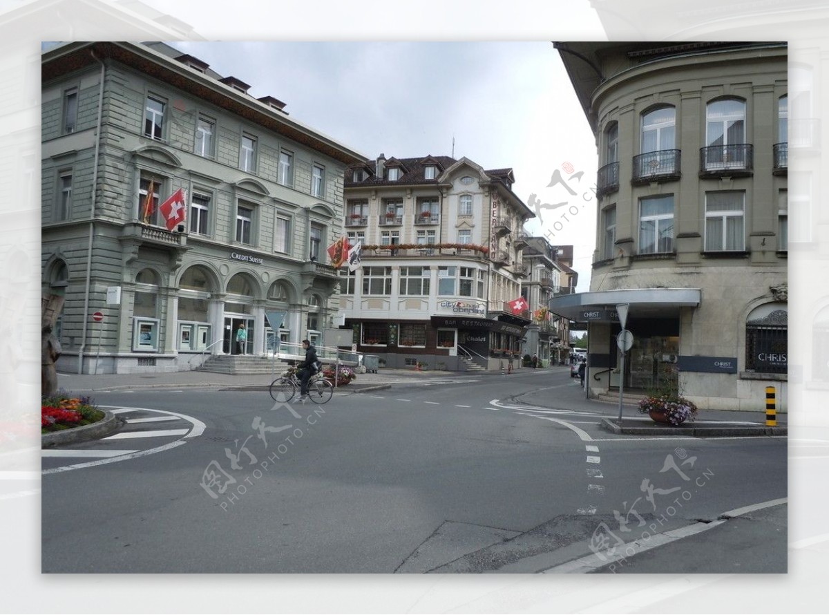 瑞士因特拉肯图片