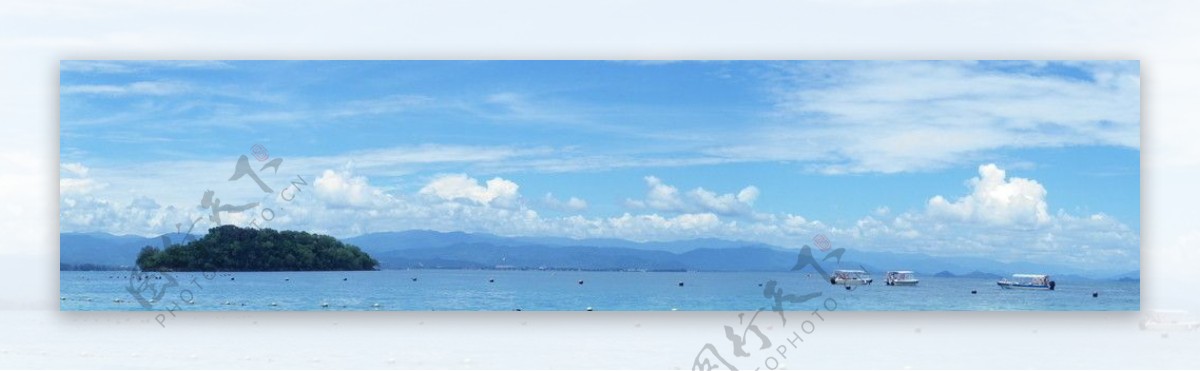 马来西亚海滩全景图片