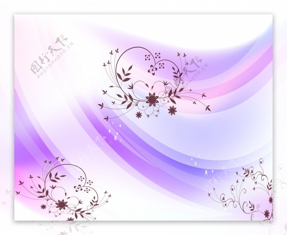 紫线花纹图片