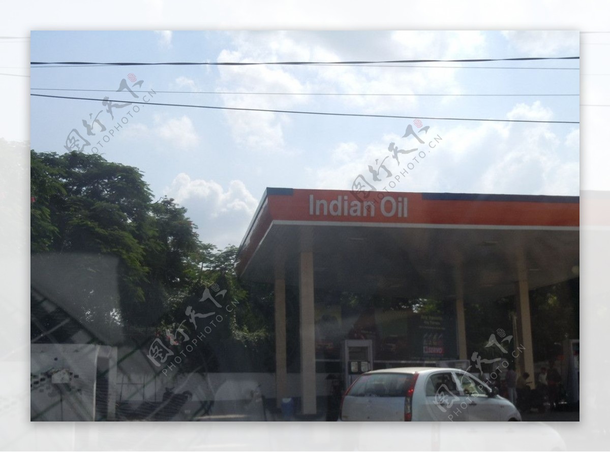 印度加油站图片